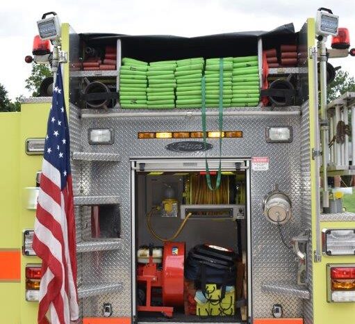 2003 Pierce Lance Top Mount Pumper For Sale full