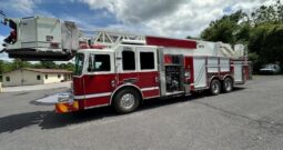2014 KME Predator 102′ Rear Mount Platform For Sale