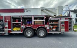 2014 KME Predator 102′ Rear Mount Platform For Sale